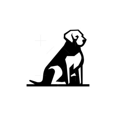 Geometric Dog Logo