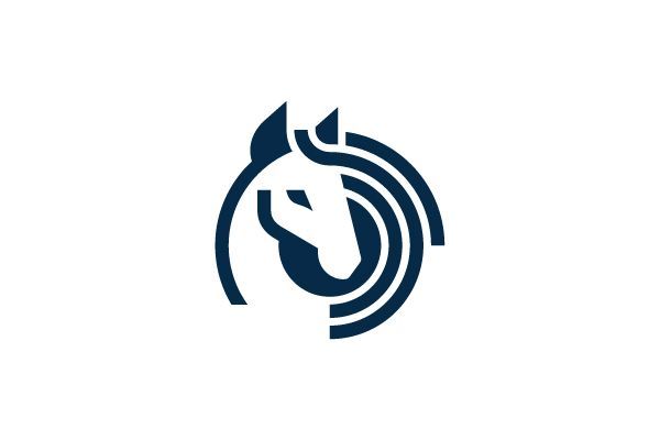 Geometric Horse Logo Art NFT for SALE