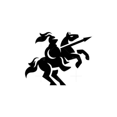 Knight With Horse Logo