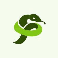 Letter P Snake Logo 1