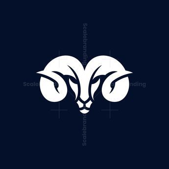 Modern goat logo 1