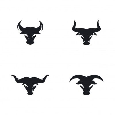Premium Vector Bull head logo vector icon