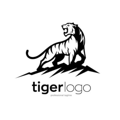 Premium Vector Tiger logo design