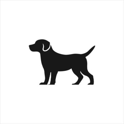 Red Dog Logo Silhouette Transparent Background Dog Logo Design Vector Icon Logo Icons Dog Icons Logo PNG Image For Free Download