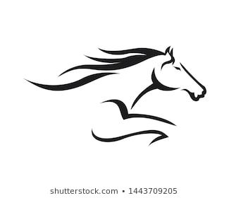 Similar Images Stock Photos Vectors of Creative Horse Elegant Logo Symbol Design Illustration Vector for Company 1443709205 Shutterstock 1