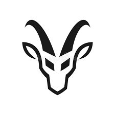 Simple Line Goat Head Logo Design Stock Vector Illustration of design elegant 195124570