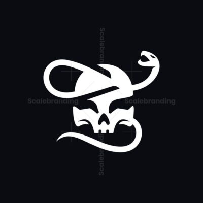 Skull and Snake Logo