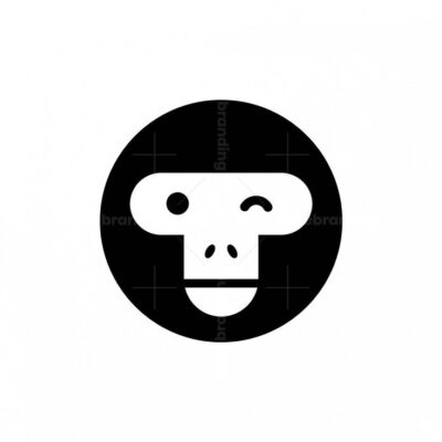 letter t monkey Logo