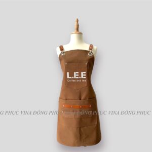Đồng phục tạp dề coffee Lee vải canvas cao cấp