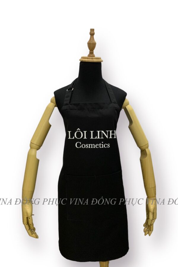 Tạp dề màu đen Lôi Linh