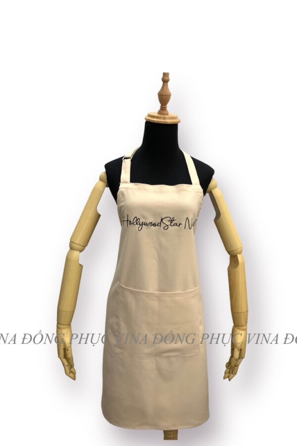 Tạp dề màu be Holywood