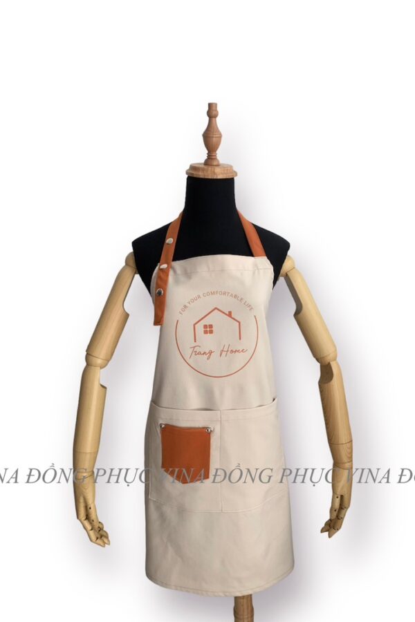 Tạp dề màu be Trang Home