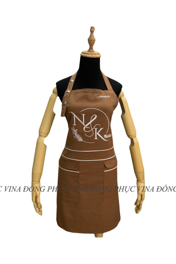 Tạp dề thêu tên Jessica