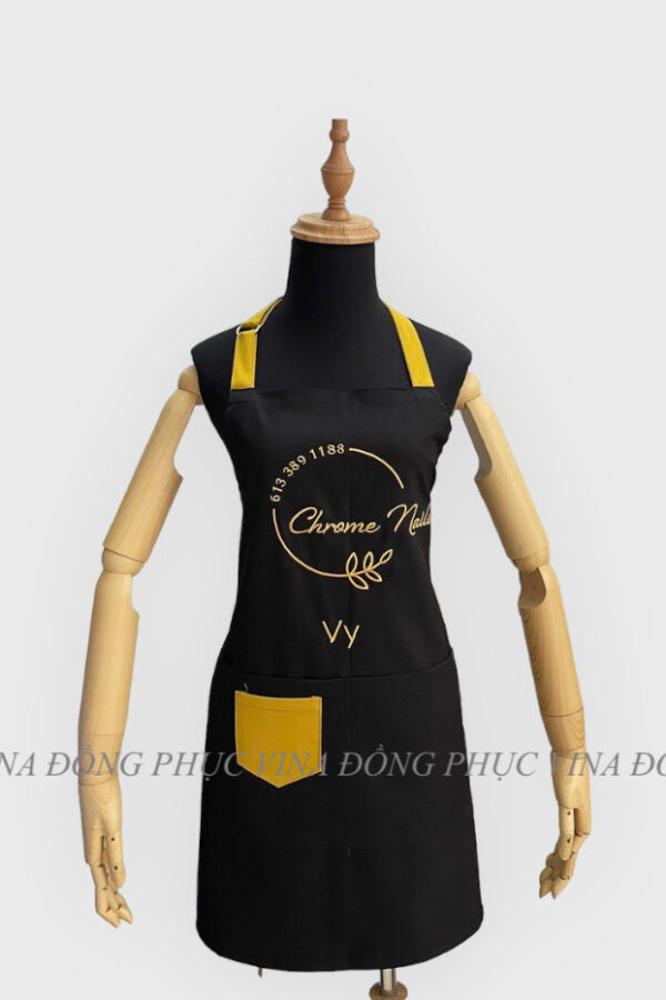 Tạp dề thêu tên Vy