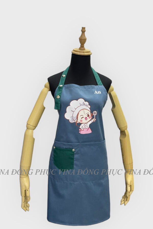 Tạp dề tiệm bánh thêu tên