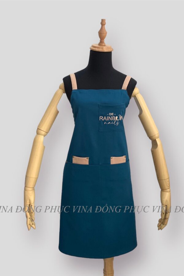 Tạp dề làm nail Rainbow