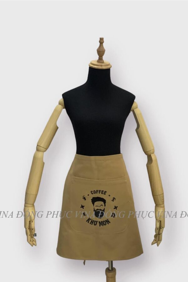 Tạp dề phục vụ đồng phục quán cafe Khơ Mon