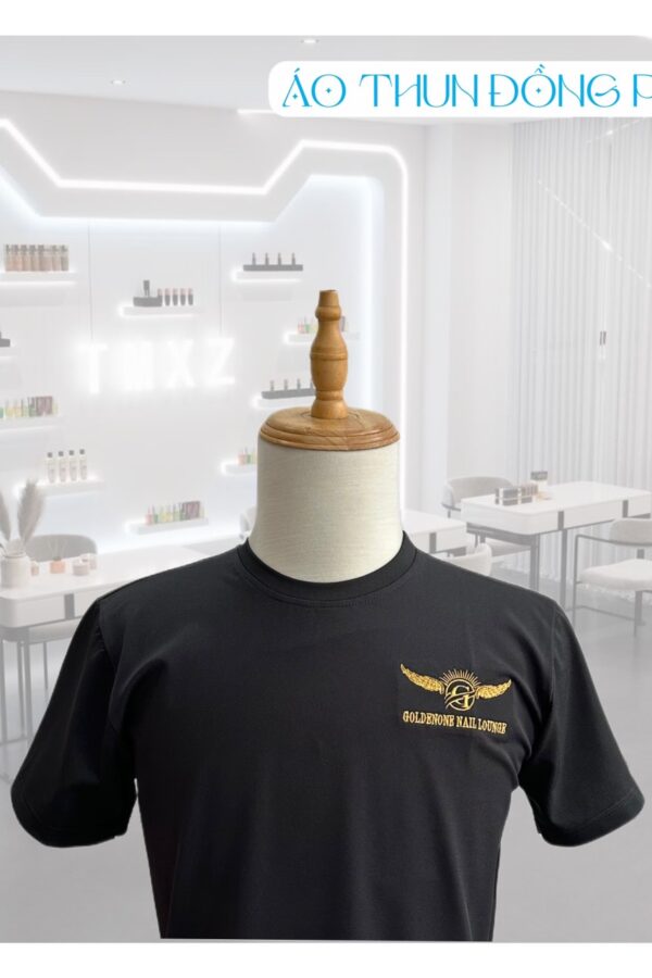 Áo thun đồng phục cổ tròn Goldenone Nail Lounge