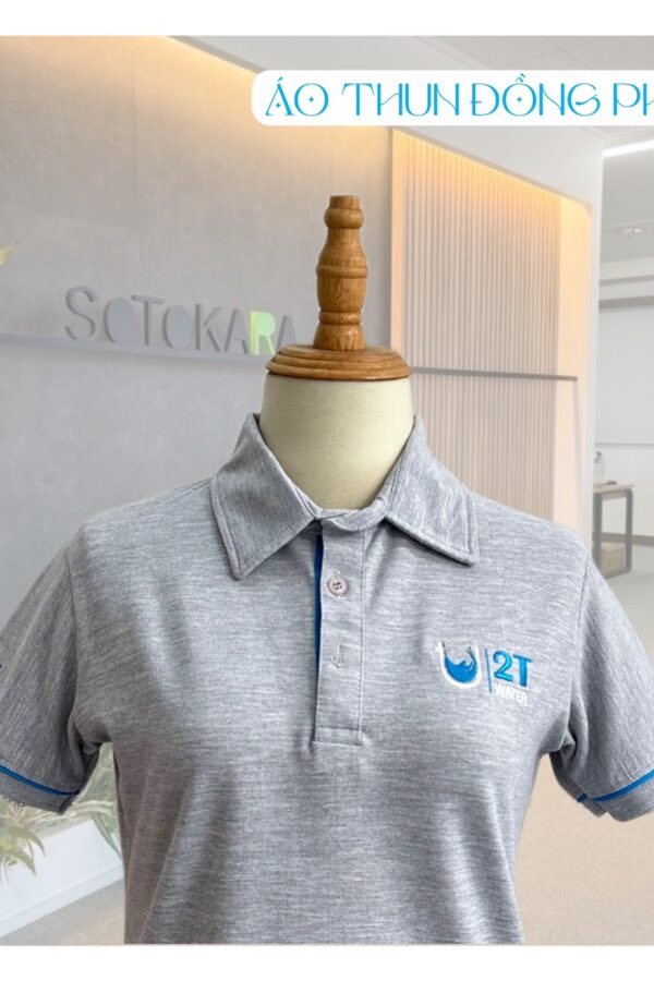Áo thun đồng phục có cổ Công ty 2T Water