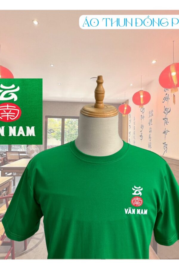 Áo thun đồng phục cổ tròn chuỗi trà sữa Vân Nam milktea