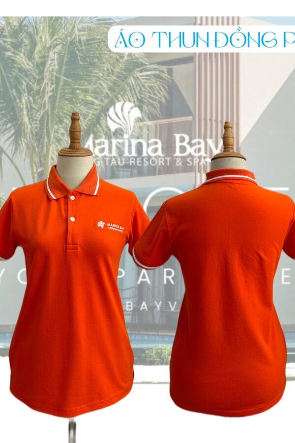 Áo thun đồng phục có cổ Marina Bay