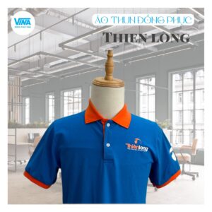 Áo đồng phục có cổ polo công ty Thăng Long