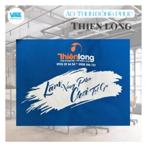 Logo Áo đồng phục có cổ polo công ty Thăng Long in lụa