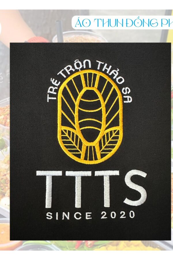 Logo Áo thun đồng phục Tré Trộn Thảo Sa thêu vi tính