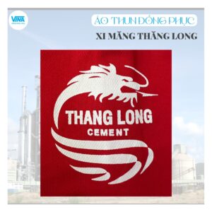 Logo Áo thun đồng phục có cổ công ty Xi Măng Thăng Long in lụa