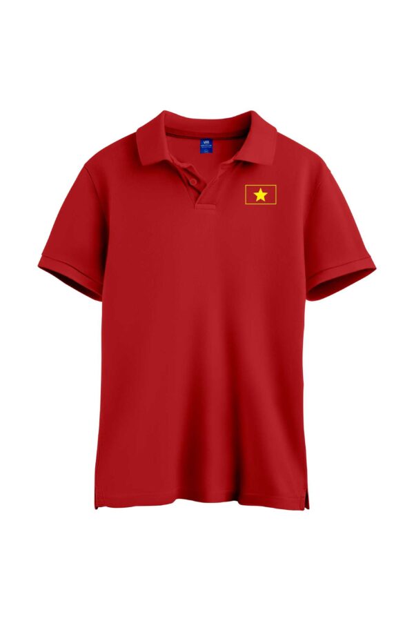 Áo cờ đỏ sao vàng có cổ polo