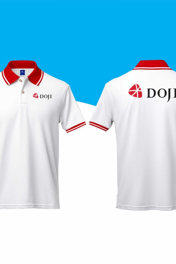 Áo thun đồng phục công ty vàng bạc Doji