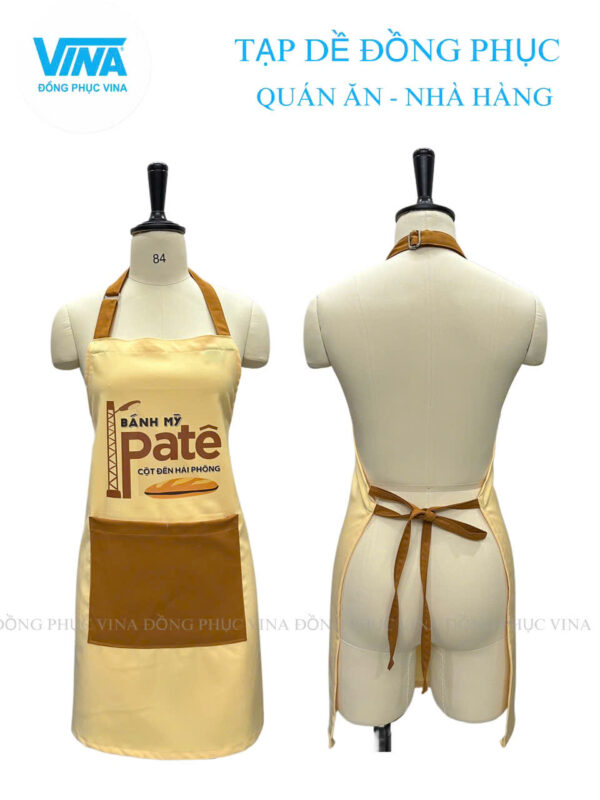 Tạp dề in logo theo yêu cầu