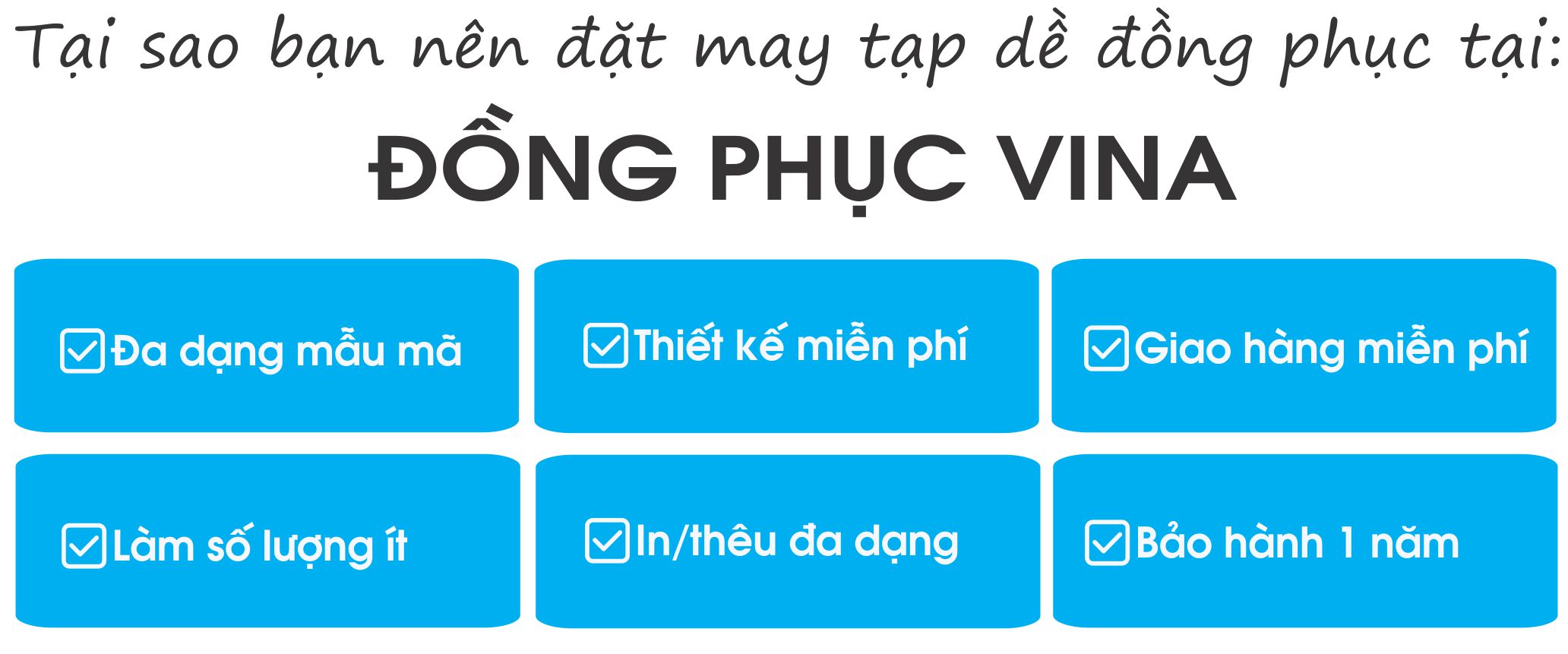 Đặt may tạp dề đồng phục tại Vina