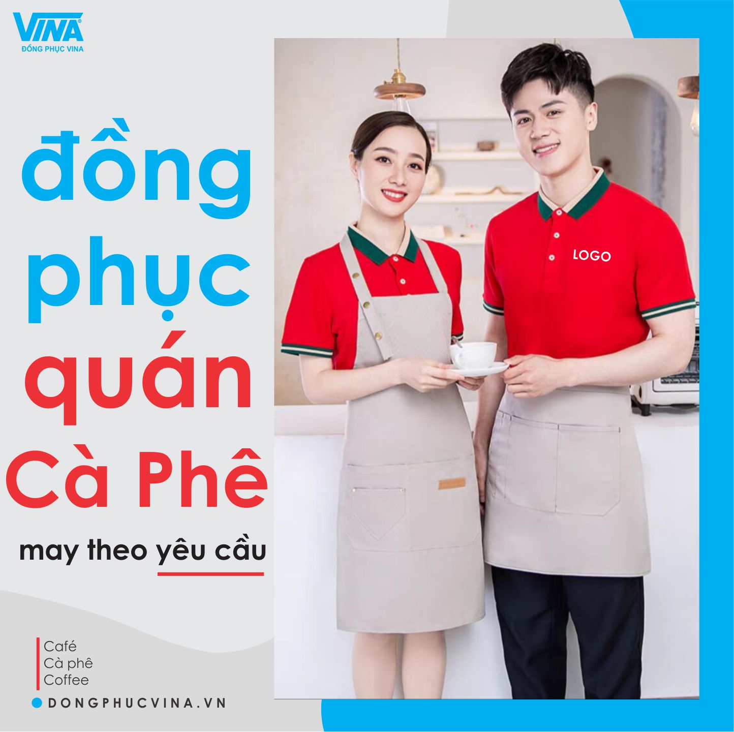 Đồng phục quán cà phê đẹp