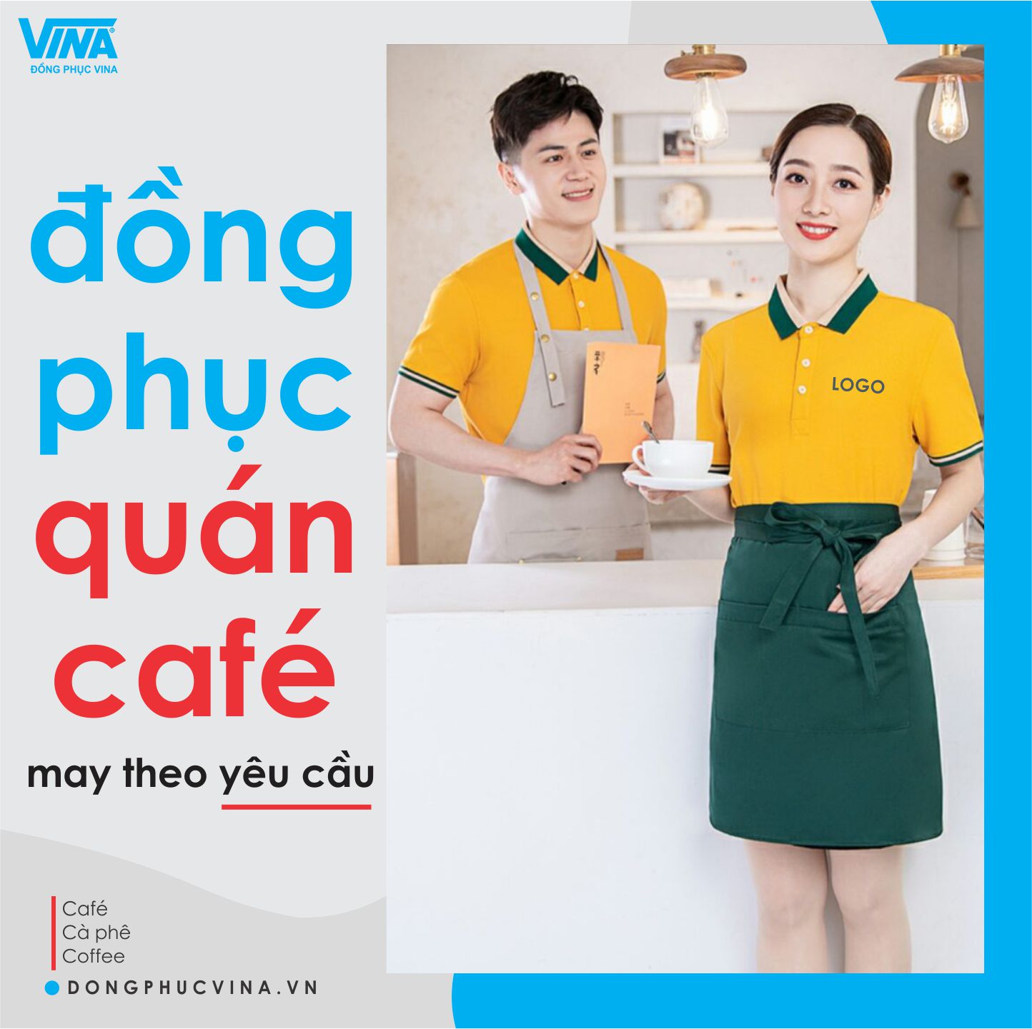 Đồng phục quán cafe đẹp