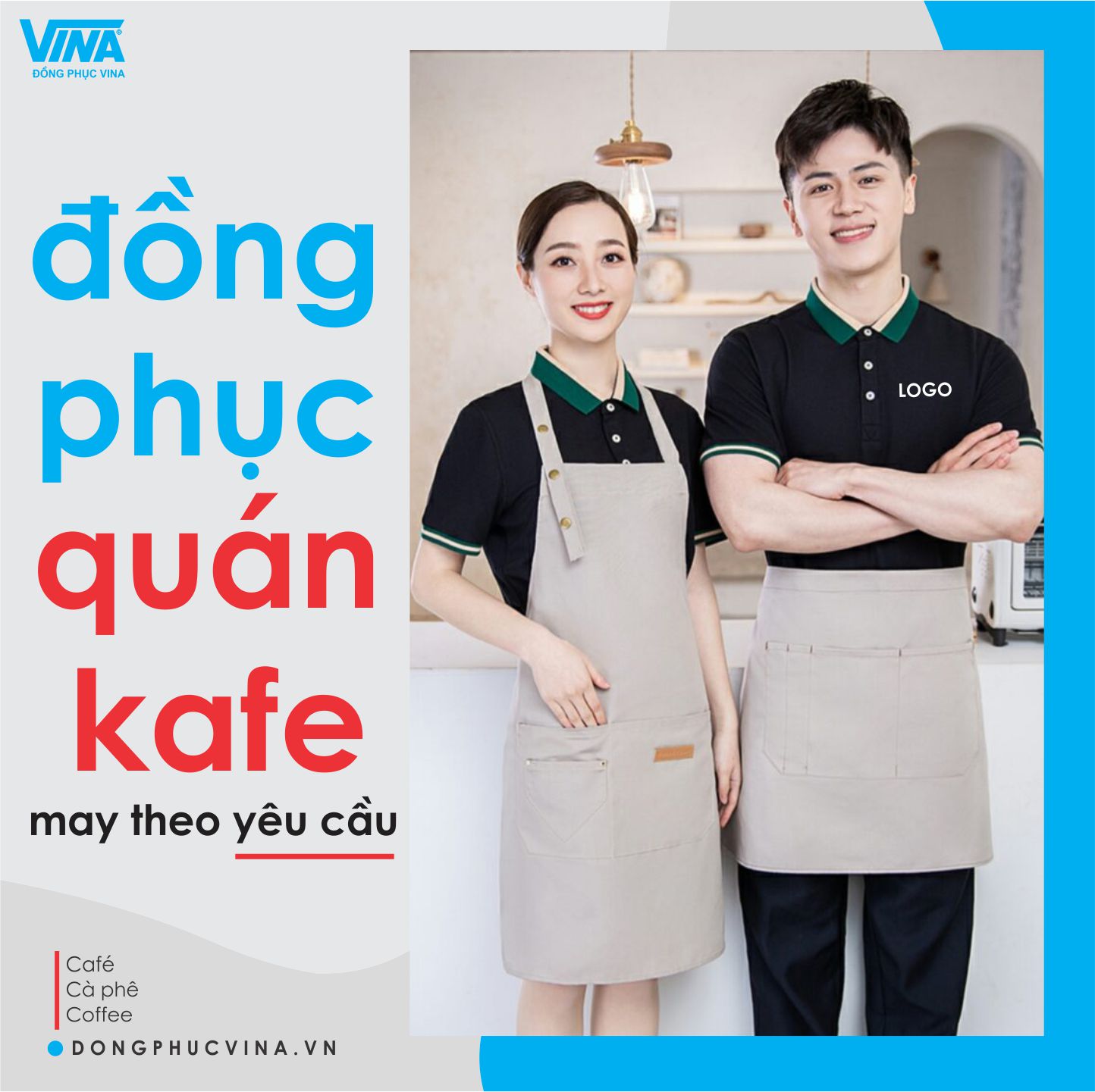 Đồng phục quán kafe đẹp