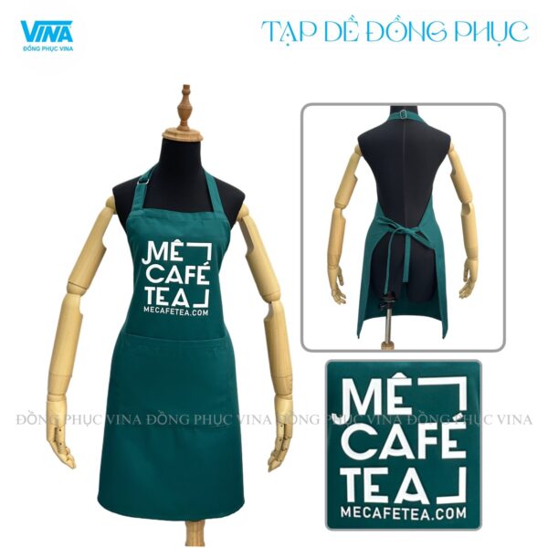 Tạp dề cafe Mê Cafe Tea