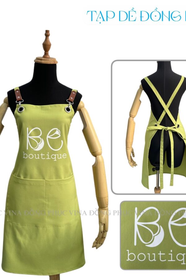 Tạp dề đồng phục cửa hàng Be Boutique