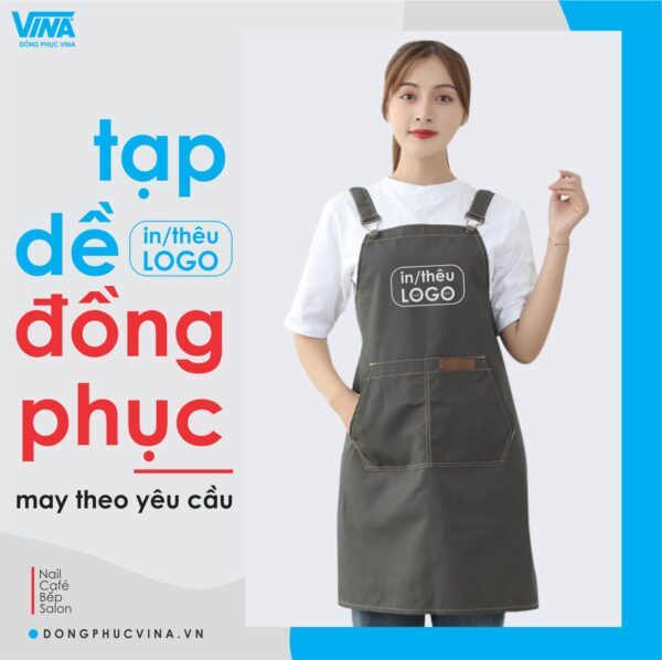 Tạp dề đồng phục may sẵn