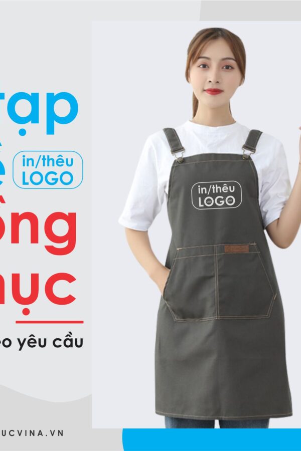 Tạp dề đồng phục may sẵn