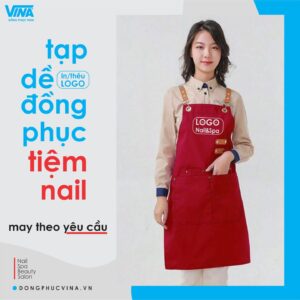 Tạp dề đồng phục tiệm nail