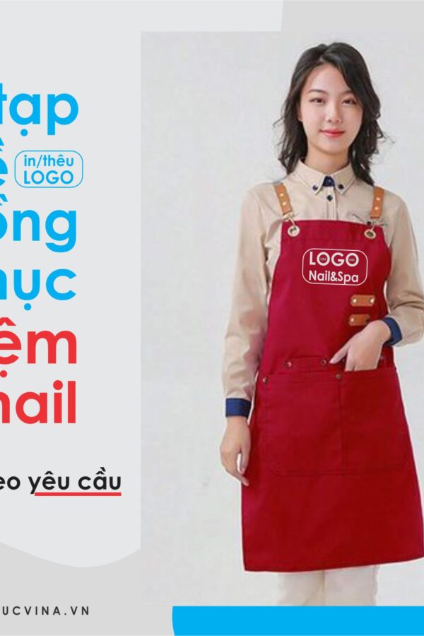 Tạp dề đồng phục tiệm nail