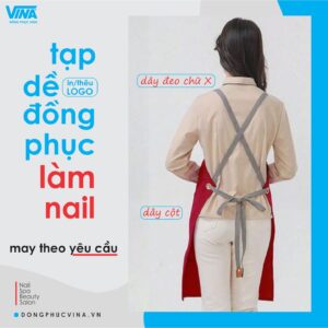 Tạp dề làm nail