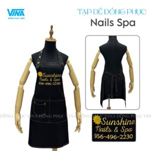 Tạp dề nail spa Súnhine