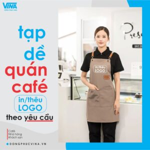 Tạp dề quán cafe