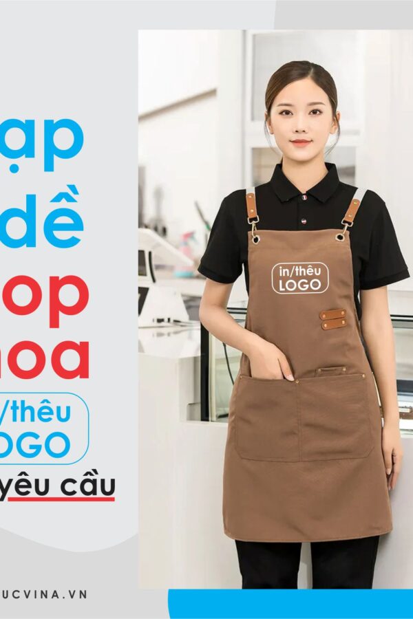 Tạp dề shop hoa