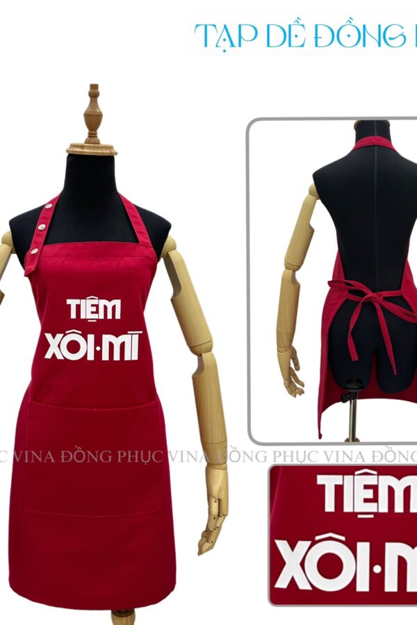 Tạp dề quán ăn Xôi Mì