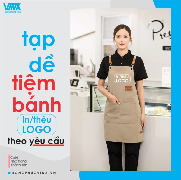 Tạp dề tiệm bánh