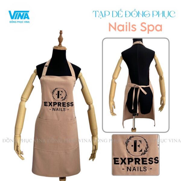 Tạp dề tiệm nail Express