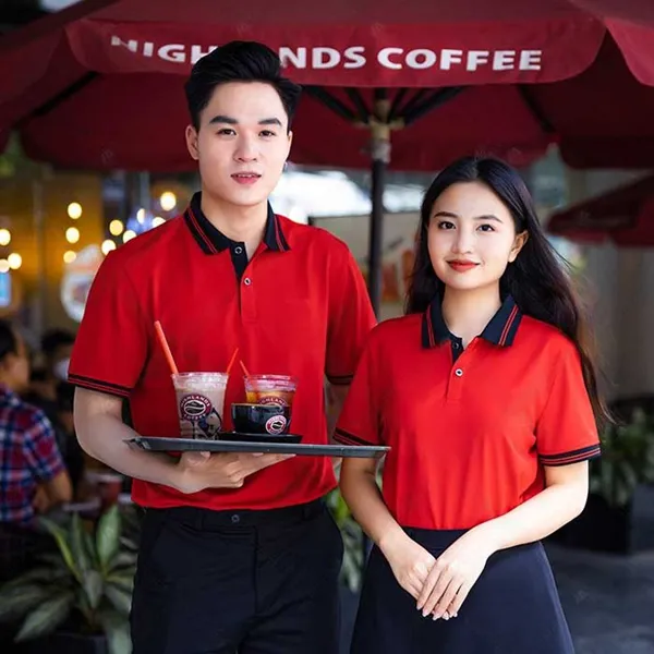 Áo thun đồng phục quán cafe